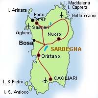 Sardinia's map